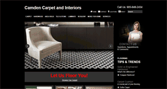 Desktop Screenshot of camdencarpetsandinteriors.com