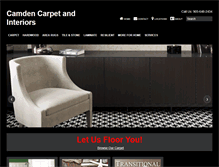 Tablet Screenshot of camdencarpetsandinteriors.com